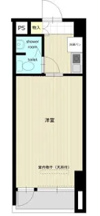 エクセレント中道【7階】の間取り