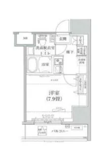 ルフレ深川イースト【2階】の間取り
