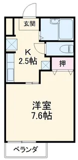 ベル・グランデ・川名【1階】の間取り