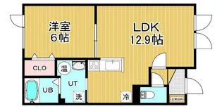 ウインドワード【1階】の間取り