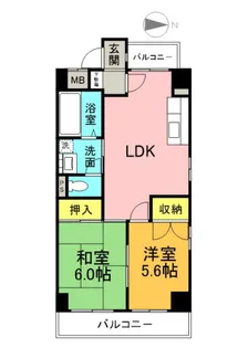フリーダム舟入本町【3階】の間取り