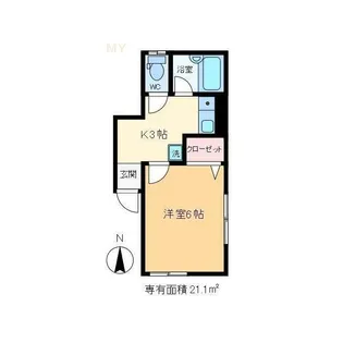 パインヒル南小岩【2階】の間取り