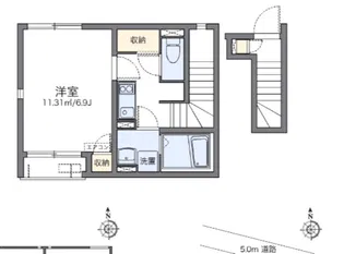 レオネクストフレンズ【2階】の間取り