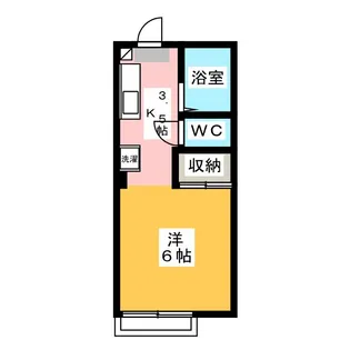 ドミー北野【1階】の間取り