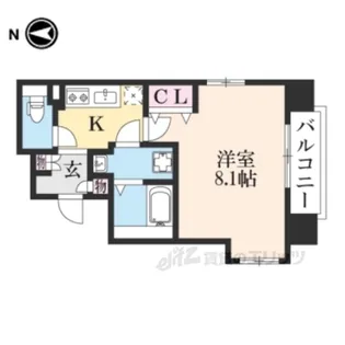 アドバンス京都デタンデュ205【2階】の間取り