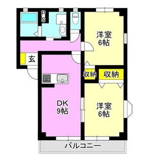グリーンエントピア【2階】の間取り