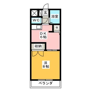 プレジデントヴィラ【2階】の間取り