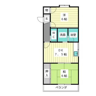 ムーニー新宿【2階】の間取り