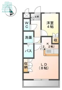 ディア・ベルジュ【2階】の間取り