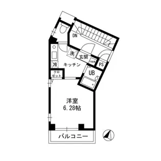 オリーブハウス【4階】の間取り