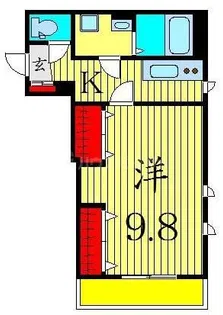 ラブ キャット【1階】の間取り