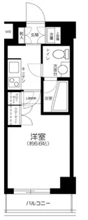 AXAS森下Sta.【2階】の間取り