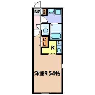 Branche千代田【2階】の間取り
