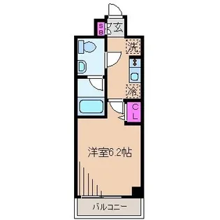 プレール・ドゥーク元住吉【4階】の間取り