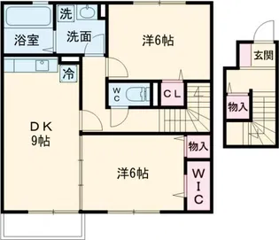 シーザリオA【2階】の間取り