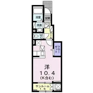ラフィーネEII【1階】の間取り