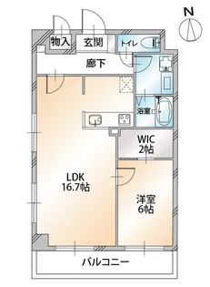 KDXレジデンス溝の口【6階】の間取り