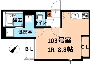 Grandticみゆき【1階】の間取り