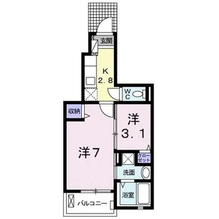 トゥロンコ・ソーレ【1階】の間取り