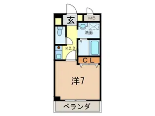 マリンコ-ト21【3階】の間取り