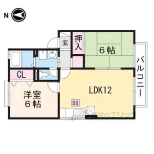 シャルムますだA棟【1階】の間取り