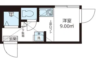 QUQURI北新宿【2階】の間取り