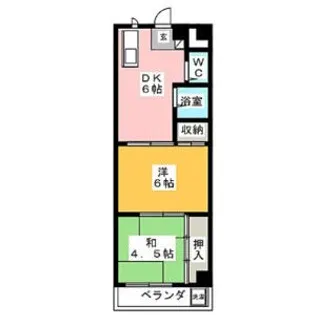セントラル東海【2階】の間取り