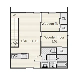 FUSION HOUSE【2階】の間取り