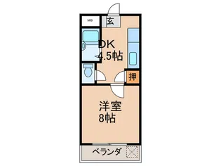 大津コーポ【3階】の間取り