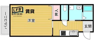 ウエストコート【1階】の間取り