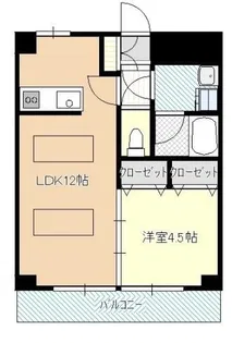 ルネス東海岸【1階】の間取り