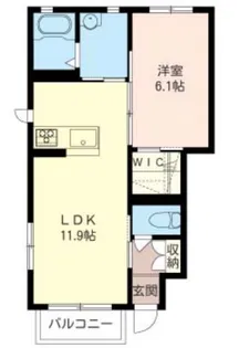 ベルヒル C【1階】の間取り