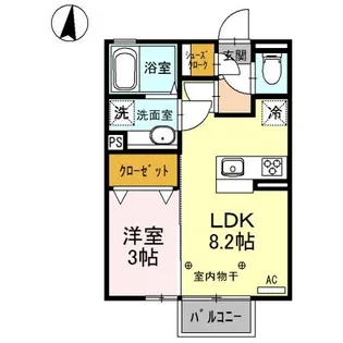 グローブ【2階】の間取り