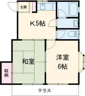 シャルムメゾンA【1階】の間取り