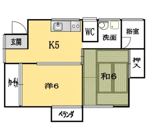 長崎県長崎市田上3【アパート】の間取り