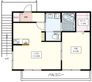 メゾンシャンタル【2階】の間取り