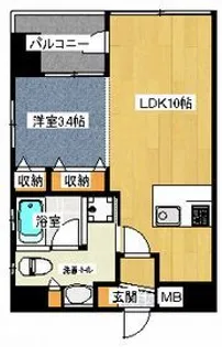 広島県広島市西区楠木町4【マンション】の間取り