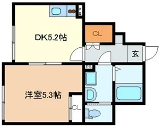 South one【1階】の間取り