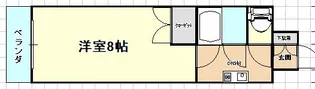 サテライト観音【4階】の間取り