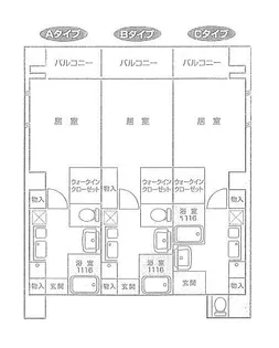 アーツタチバナ【4階】の間取り