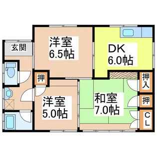 熊本県八代市西片町【一戸建】の間取り