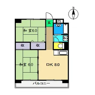 Blanc D or【4階】の間取り