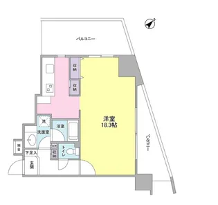 TKフラッツ渋谷【10階】の間取り