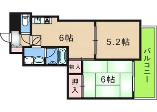 エトワールミサキ【2階】の間取り
