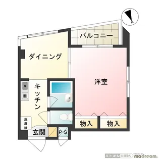 コスモST【3階】の間取り