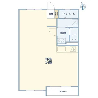 藤沢駅南口住宅【7階】の間取り