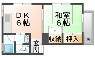 ビレッジイン山手【4階】の間取り