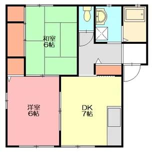 サンビーチ湘南C【1階】の間取り