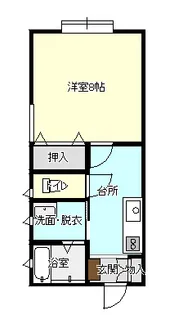 フレンドリーハウスI【2階】の間取り