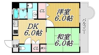 ネクステージ塚口5番館【2階】の間取り